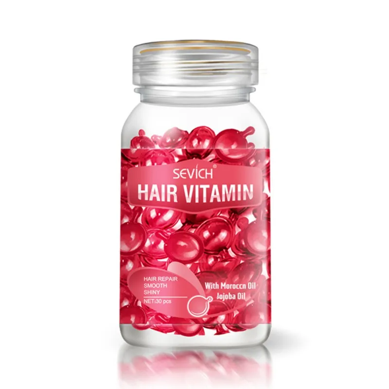 30PCS Hair Vitamin Serum Capsule Moisturizing Essence Vitamins A C E B5 Argan Macadamia Shea Butter Repair Treatments | Красота и