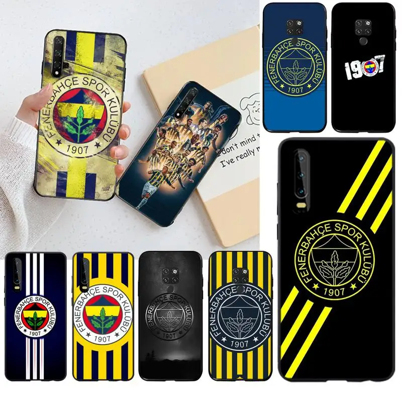 Фото Чехол для телефона Turkey Fenerbahce Football черный чехол из ТПУ с корпусом Huawei P40 P30 P20 lite Pro