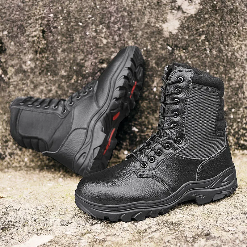 

tenis mens brown leather for men top army Winter shoes vintage hightop high boot man sport military casual winter black dress