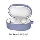 Защитный чехол для Airdots3 поколения, однотонный силиконовый чехол с подвесной пряжкой, противоударный тонкий защитный чехол для Airdots 3