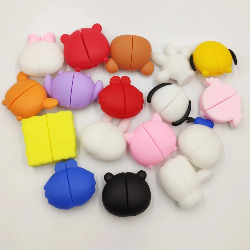 New Cute Cartoon Bite Animal Cable Protector for iPhone USB Data Chompers Charger Wire Winder Organizer Doll Model | Электроника