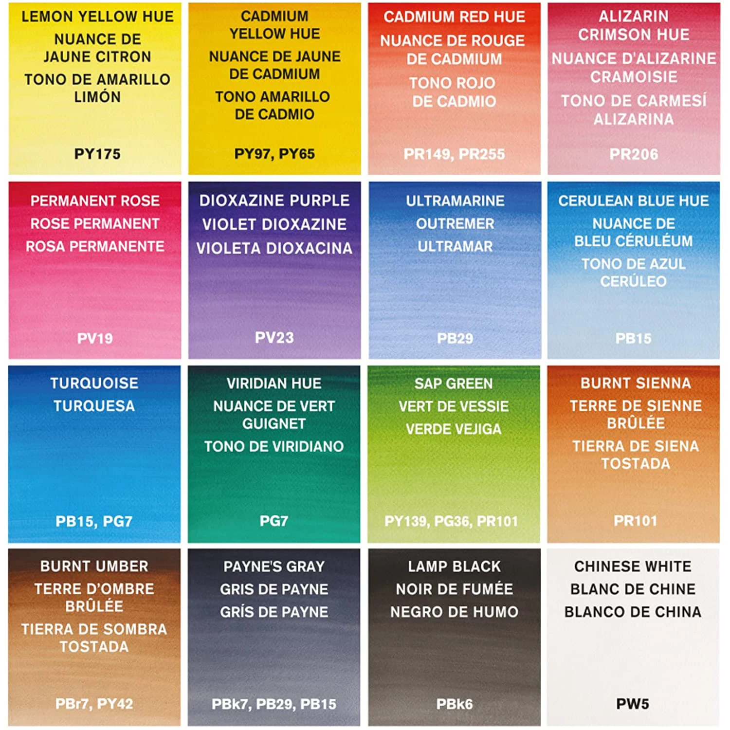 Фото Winsor & Newton Cotman 16 цветов Акварельная краска полный Карманный Набор акварельный пигмент №3