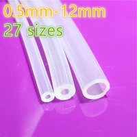 1 meter 27 sizes 0 5mm to 12mm food grade transparent silicone tube rubber hose water gas pipe dropshipping sell at a loss