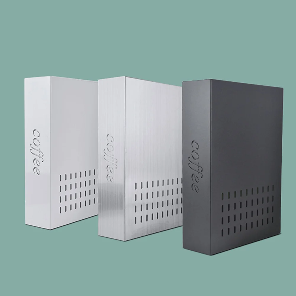 

1 Pc Stainless Steel Coffee Grinds Waste Bin Coffee Dump Container Drawer Type Coffee Residue Box Coffee Machine Console for Caf