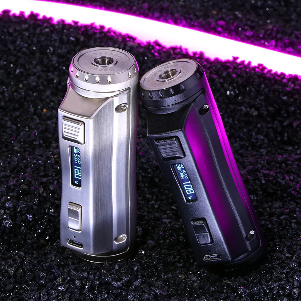 Новейший Ehpro Cold Steel 100 120W TC Box MOD с 0 0018 S ультратонкой скоростью зажигания от батареи