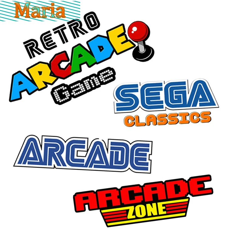 

Hot Selling Retro Arcade Game Decals for Truck Van Wall Trunk SUV Game Chassis Side Customizable Waterproof PVC