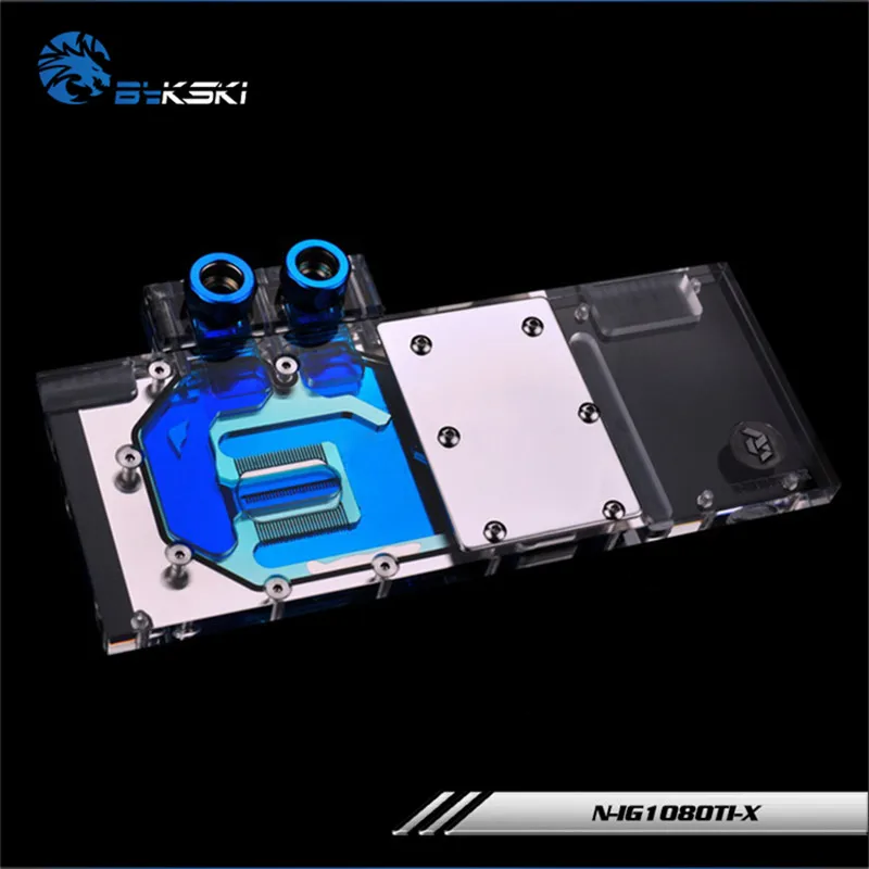 Bykski полный охват GPU водный блок для красочных iGame GTX1080Ti вулкан AD видеокарта N-IG1080TI-X