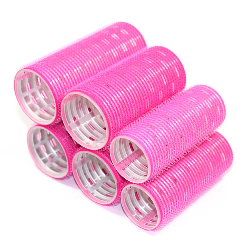 

Hairdressing 50*120mm Air Hair Rollers Curling Lengthened Aluminum Curler Sheet Bangs Plastic Roller Magic Self-adhesive Hair
