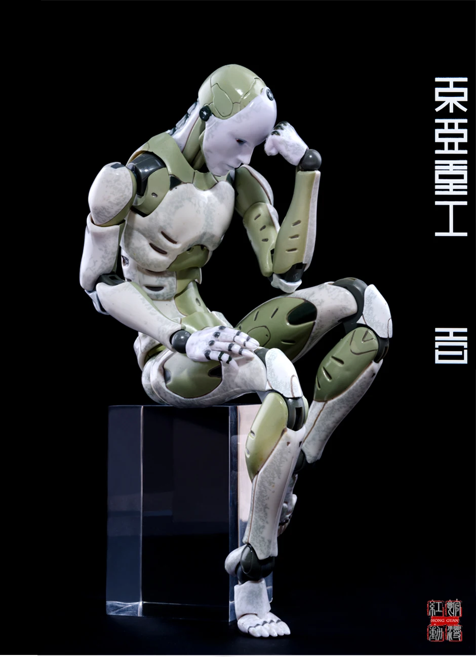 

The box contains the in stock Heavy Industries Synthetic Human 1/6 movable doll model body