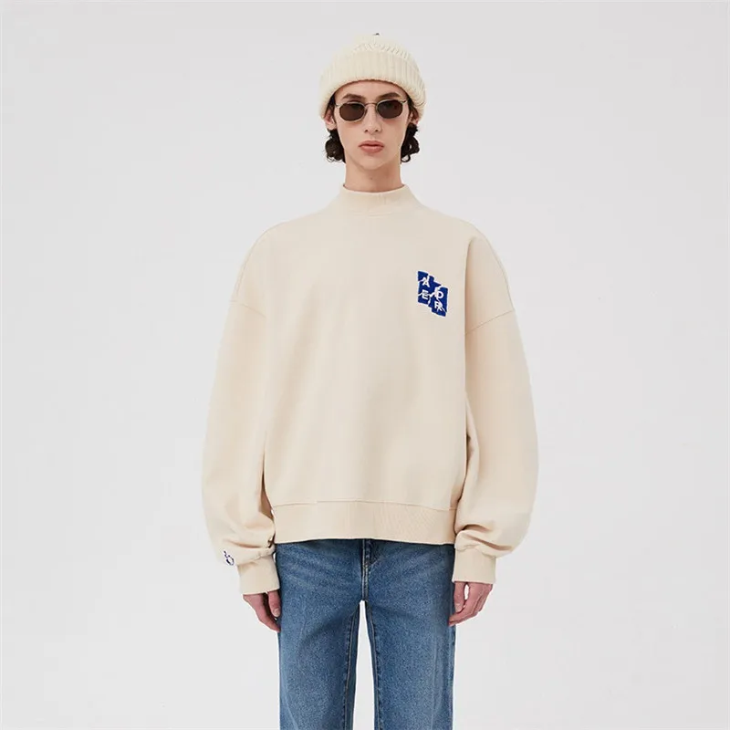 

Ader Error 6th anniversary sweatshirt Men Women 1:1 High-Quality Embroidered Tear Logo Adererror Crewneck Hoodie