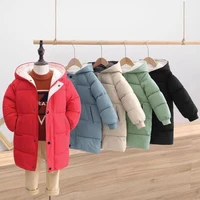 winter jacket for girls boys quilted coats long hooded children outerwear clothing baby winter clothes kids parkas outwear coat