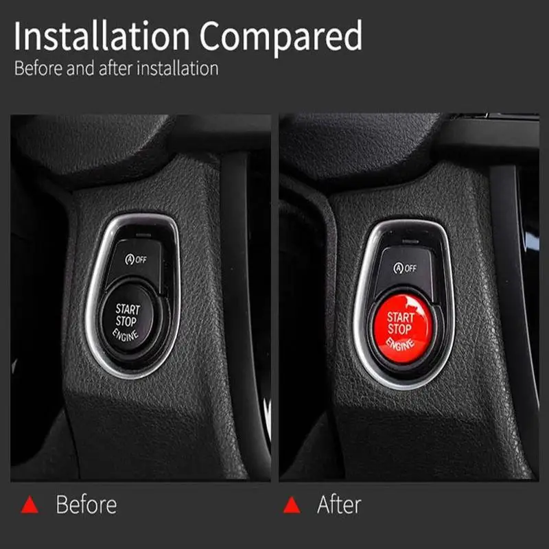 Для автомобиля BMW F20 F30 F10 F01 F25 F26 крышка кнопки двигателя ржавчины аксессуары для