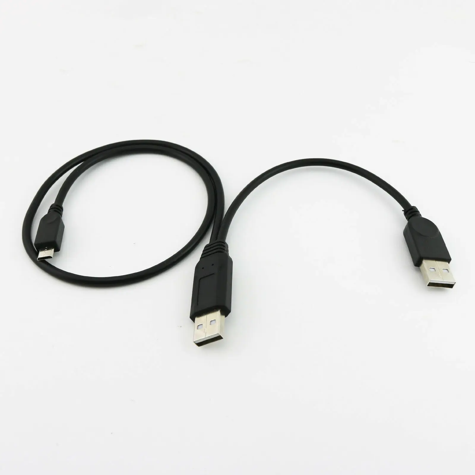 1 шт. USB 2 0 A папа с питанием от к Micro 5 контактному Y образному кабелю для мобильного
