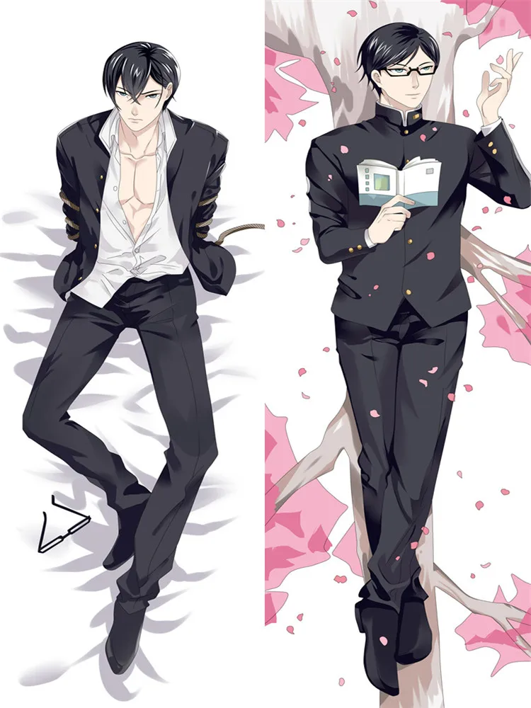 

Coscase Japanese Anime Sakamoto Desu ga Pillowcase Sakamoto Dakimakura Body Decorative Pillowcases Hugging Pillow Cover Case