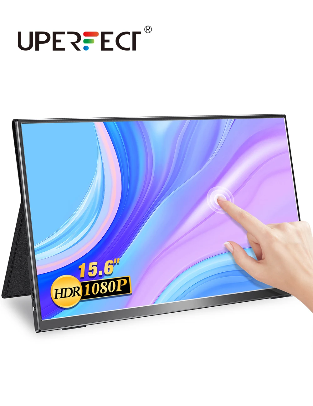 Сенсорный экран UPERFECT FHD 1080P, 15,6 дюйма, портативный монитор для сотового телефона, Ps4, Xbox Switch, игровой дисплей для ПК, ноутбука, ЖК-экран - изображение