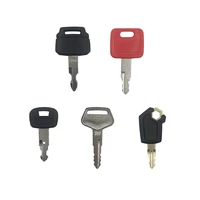 10 key set master key ignition set for agricultural heavy plant machinery for most excavators tractors heavy machinery