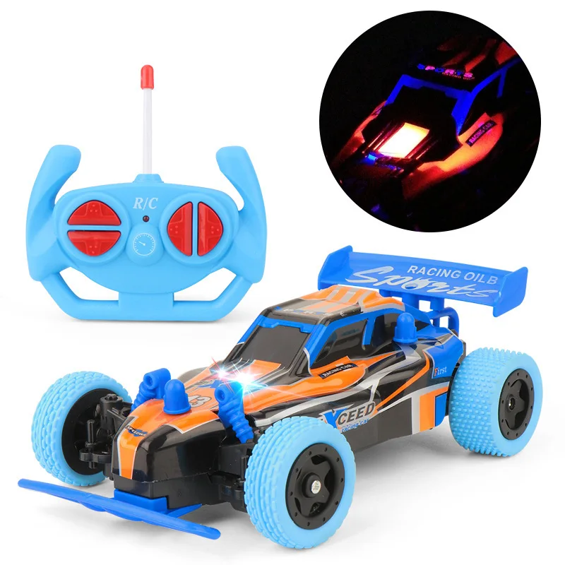 

Popular Children's Four-Way Electric Remote Control Cars Toys with Charging Lights Electric Remote Control Drift Speed Car Mini