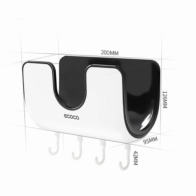 Вешалка для хранения крышек и зажимов GESEW 4 крючка сушилка домашняя аппликация