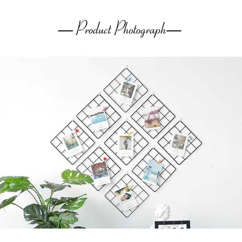 Металлическая сетка в скандинавском стиле настенные фото сетки картинки рамка