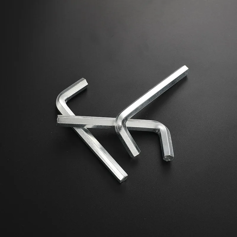 Uds/1,5/2/2/5/3/4/5mm en forma de L llave métrica Allen níquel hexagonal Juego de llaves brazo largo llave hexagonal