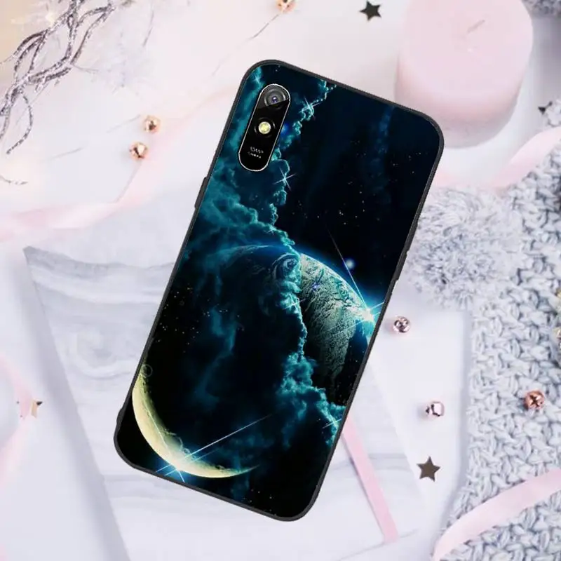 

Space Solar System Planets Phone Case For Xiaomi Redmi note 7 8 9 pro 8T 9A 9S Mi Note 10 Lite pro