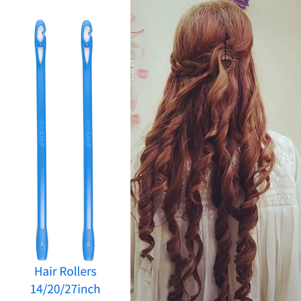 

1 Set Hair Curler Hooks Curl Hair Bendy Rollers DIY Hair Curlers Tool Styling Plastic Hair Curling Styling Tools Accessories