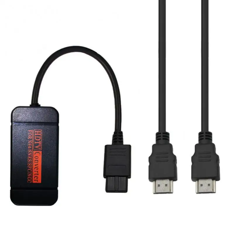 Преобразователь NGC/N64/SNES/SFC HD 720P HDMI-совместимый с кабелем Scart для видео HDTV 1 5 м