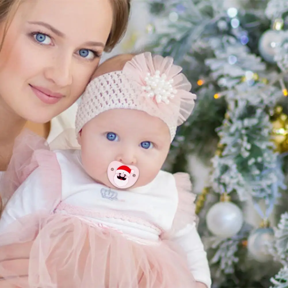 Детская соска уникальная милая рождественская пустышка с сантой мягкая