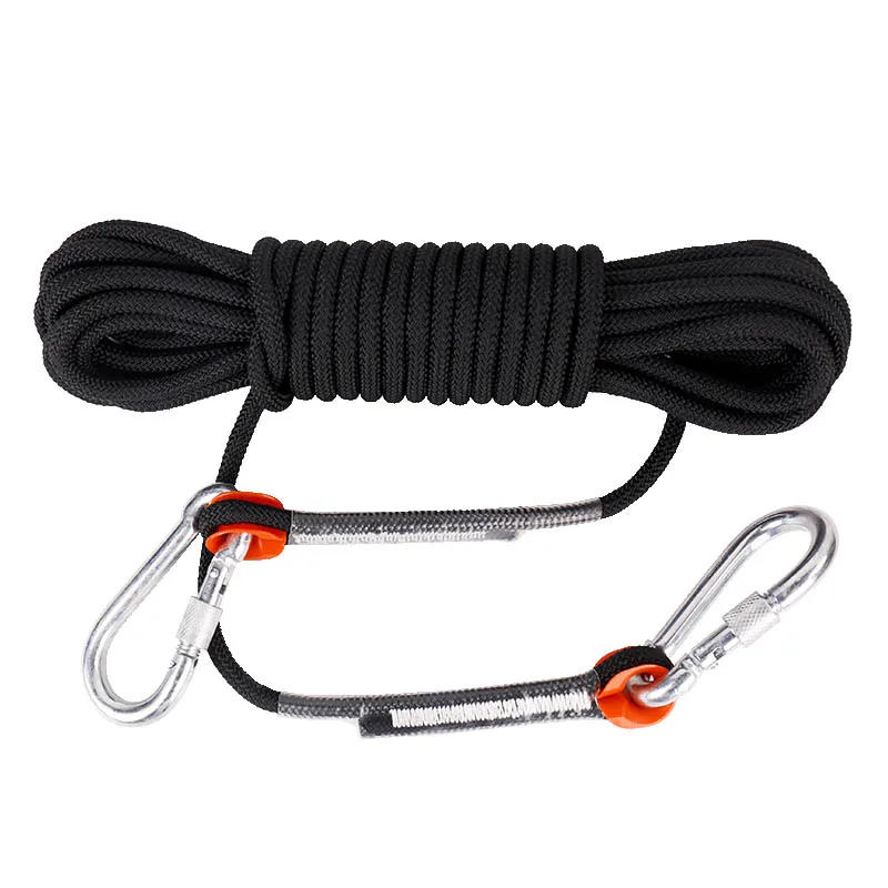 New Climbing 8mm Rope 10m/20m Static Drop Climbing Outdoor Supplies Safety Rescue Downhill Equipment