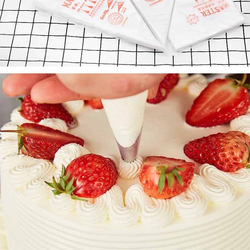 100 шт./компл. одноразовый мешок для теста глазурь трубочки Кондитерские кексы