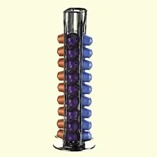Практичный кофе капсулы дозирующая башня подставка подходит для 40 Nespresso капсулы для хранения Pod держатель soporte capsulas nespresso