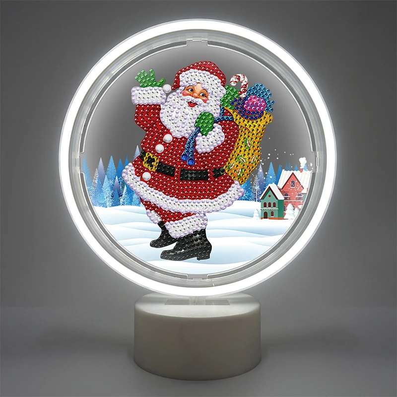 DIY новая настольная лампа с алмазной росписью светодиодный неоновый светильник