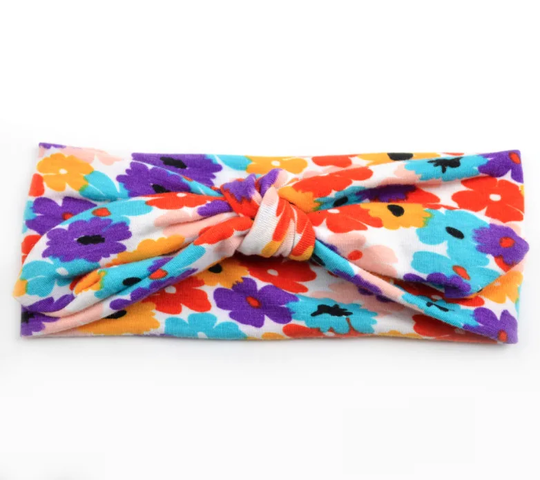 Повязка для волос повязка на голову с бантом тюрбан головные уборы новорожденных