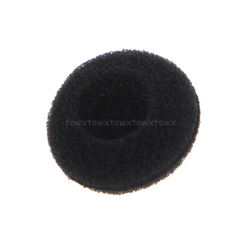 Мягкие Силиконовые амбушюры для наушников Прозрачные наконечники черные