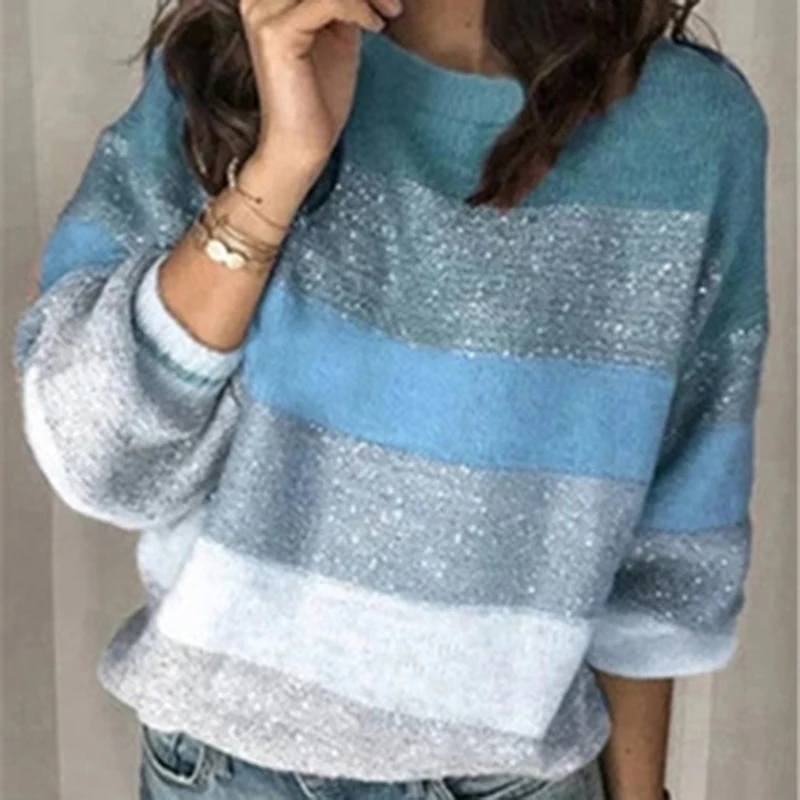 

Autumn Winter Mohair Sweater Women Pullover Plus Size Womens Sweaters High Quality Knitted Oversized Sweater Jumper