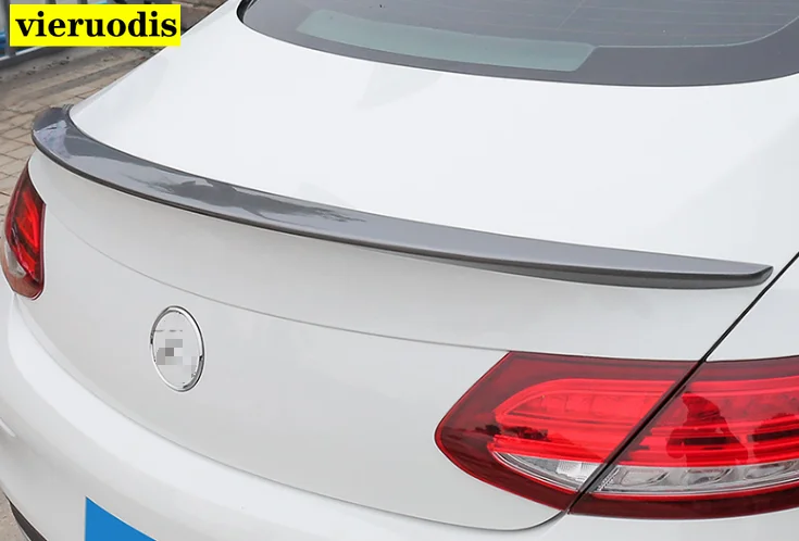 Спойлер для Benz W205 C-class coupe спойлер из АБС-пластика заднего крыла автомобиля