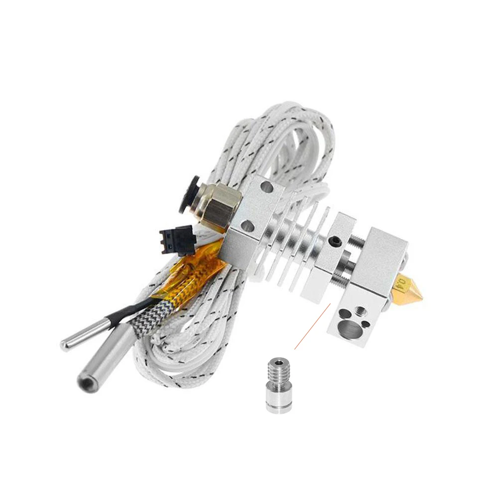 Hotend экструдер комплект дальних расстояний V6 экструзия 12 В/24 В 50 Вт j-головка тепла разрыв горло 1,75 мм для Ender 3 CR10 CR-10S принтер