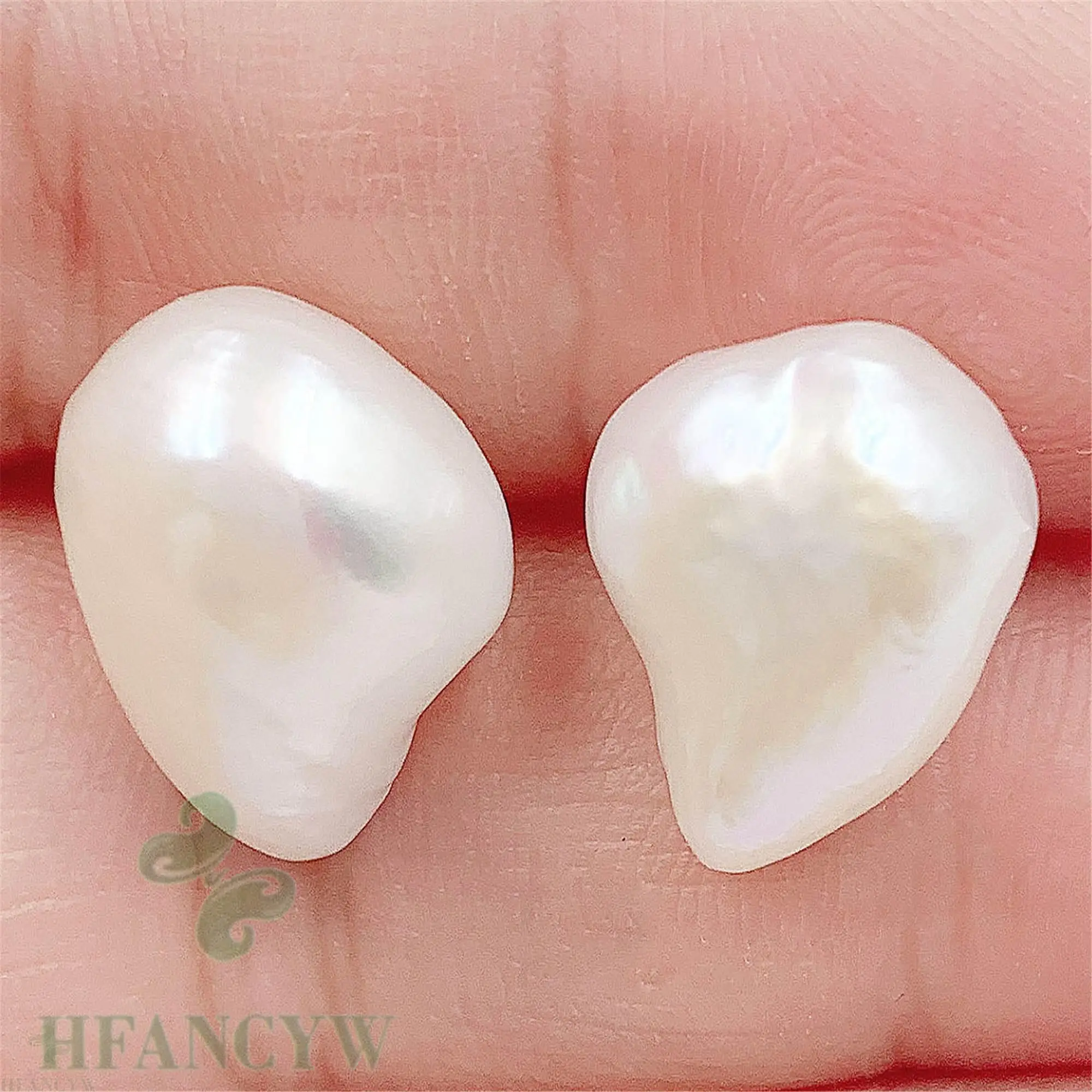 11 12 мм белые жемчужные серьги в стиле барокко гвоздики Аврора подарок висячие