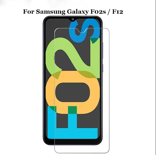 Для Samsung Galaxy F02s / F12 6 5 &quotпрозрачное закаленное стекло 9H 2.5D Премиум защитная пленка