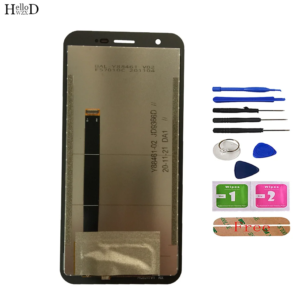 5 7 mobile lcd display for blackview bv5100 bv5100 pro lcd display touch screen digitizer assembly sensor phone parts tools free global shipping