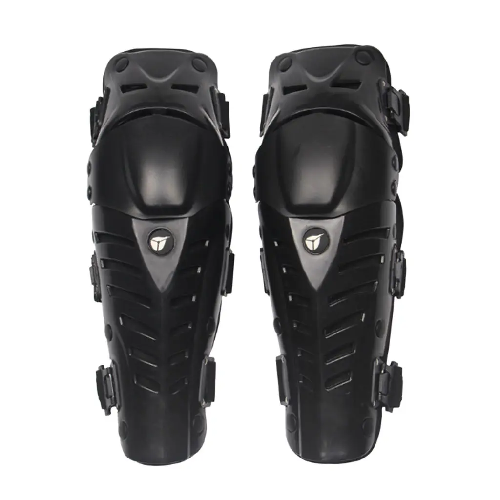 

1 Pair Adults Knee Shin Armor Protect Guard Pads for Motorcycle Motocross Racing