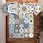 Самоклеящиеся настенные наклейки для плитки, кухонный шкаф, ванная комната, 3D ПВХ обои, водонепроницаемые и маслостойкие обои, украшение для дома