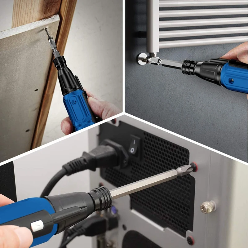 

Rechargeable Cordless Screwdriver-Electric Screwdriver Hand Kit Set for Man Women Mini Portable Cordless Power Drill