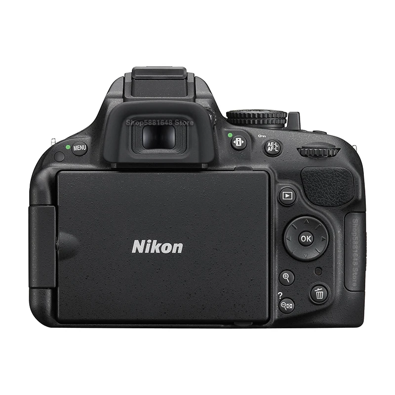 Цифровая зеркальная камера Nikon D5200 с объективом 18-55 мм VR второго поколения (черный)