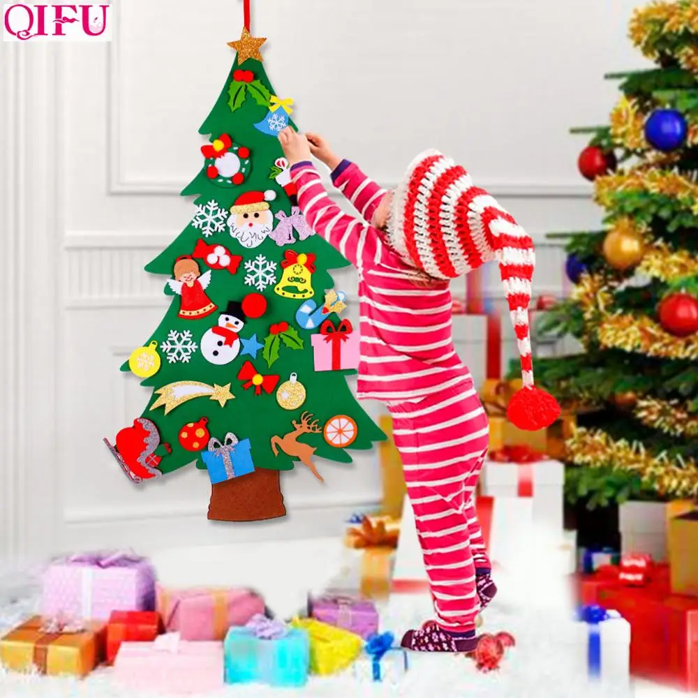 QIFU подвески для рождественской елки, рождественские украшения для дома, рождественские, рождественские украшения, рождественские подарки, Декор, счастливый год