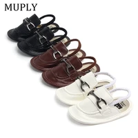 fashion pu leather baby shoes summer cute infant slippers soft bottom baby boys girls shoes anti slip indoor shoes for newborns