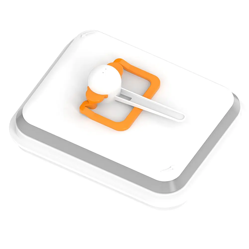 Портативный прозрачный контейнер для хранения квадратный пластиковый