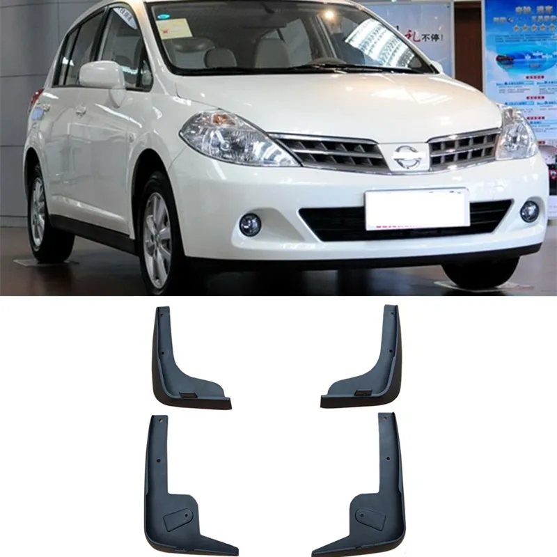Автомобильные Брызговики для Nissan Tiida Versa Latio C11 2007 2011 Хэтчбек брызговик автомобиля