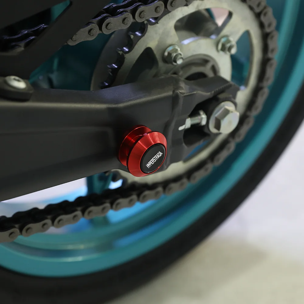 

Motorcycle FOR DUCATI HYPERSTRADA 821 939 950 2013 2014 2015 2016 2017 2018 2019+ 8mm Swingarm Spools Stand Screws Aluminum 2021