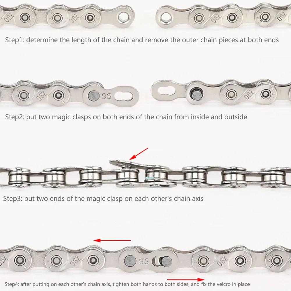 Инструменты для ремонта велосипеда 304 цепь из нержавеющей стали MTB дорожного